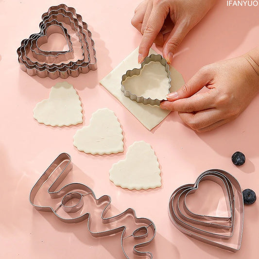 Love and Hearts Cookie Cutters
